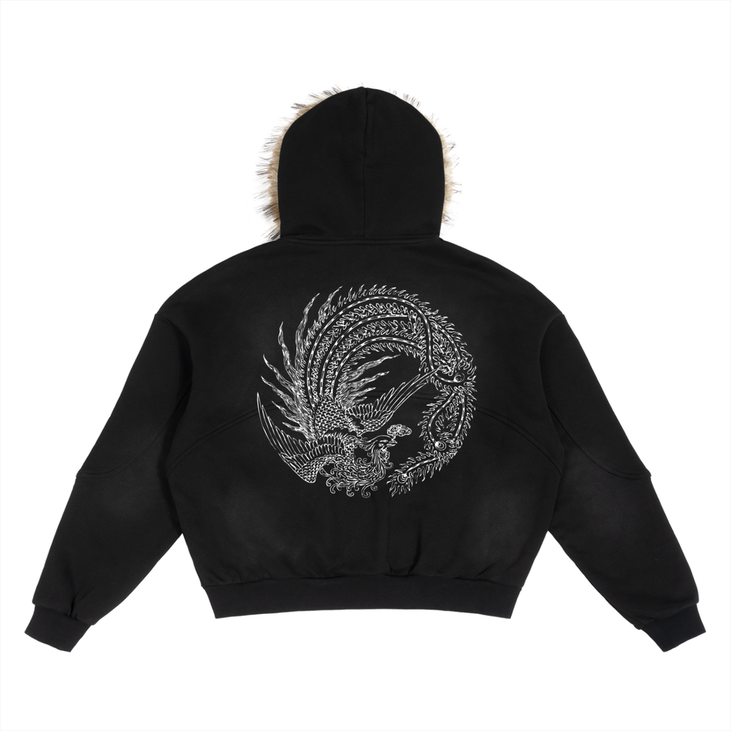 ethereal** fur hoodie (EXCLUSIVE)