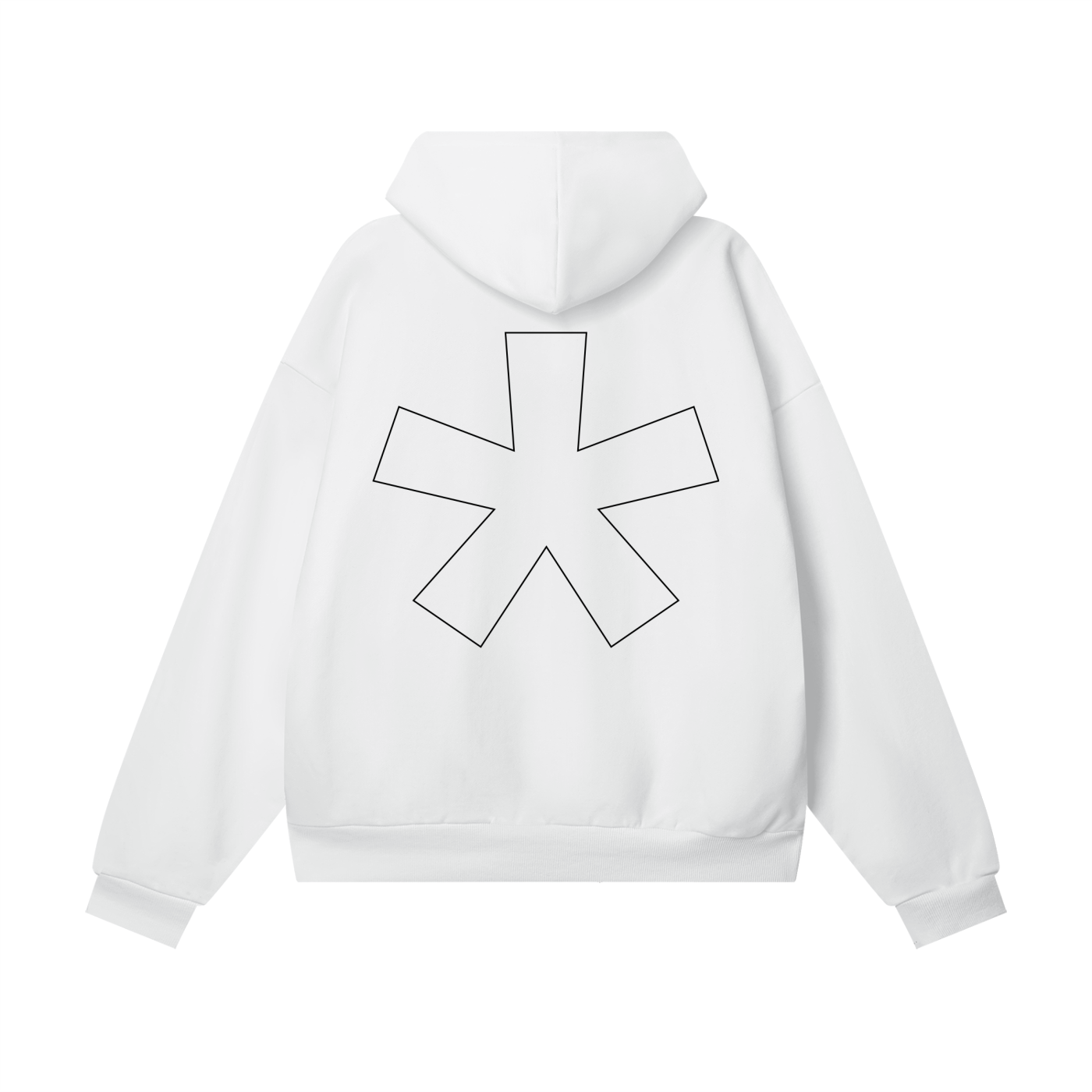 ethereal** asterisk white hoodie (EXCLUSIVE)