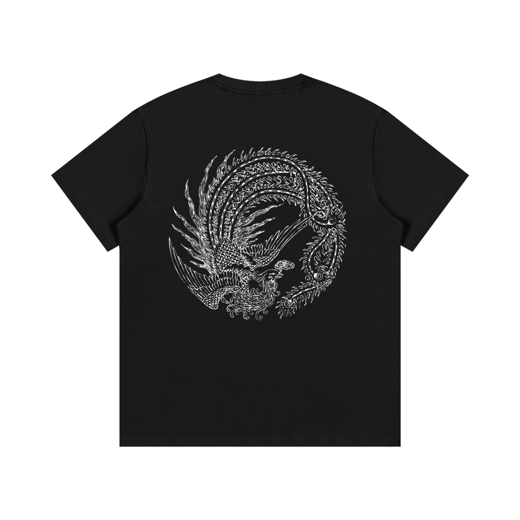 ethereal** peacock tee (BASIC)