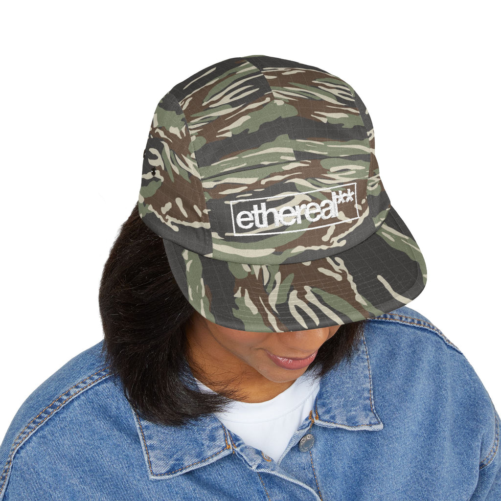 ethereal**  embroidered  5-panel hat (BASIC)