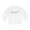 ethereal** calligriphic long sleeve tee (BASIC)