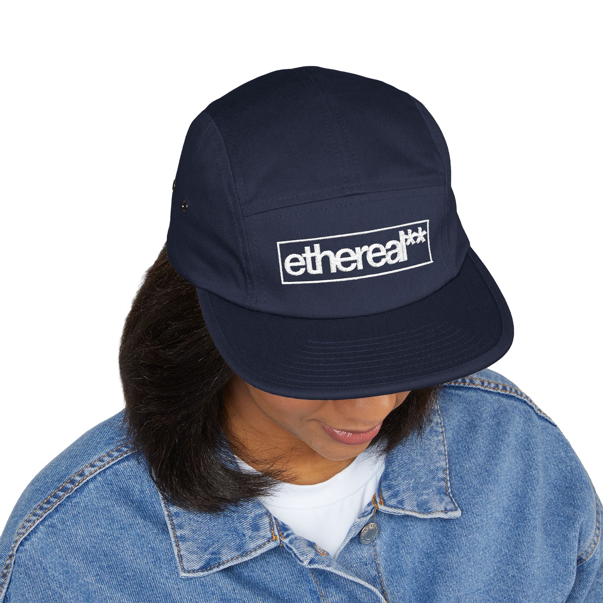 ethereal**  embroidered  5-panel hat (BASIC)