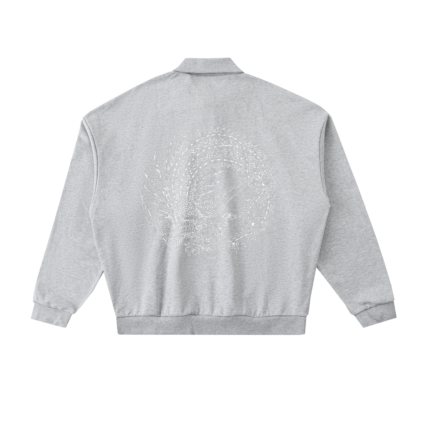 ethereal** Heavyweight Fleece Polo Sweatshirt (EXCLUSIVE)
