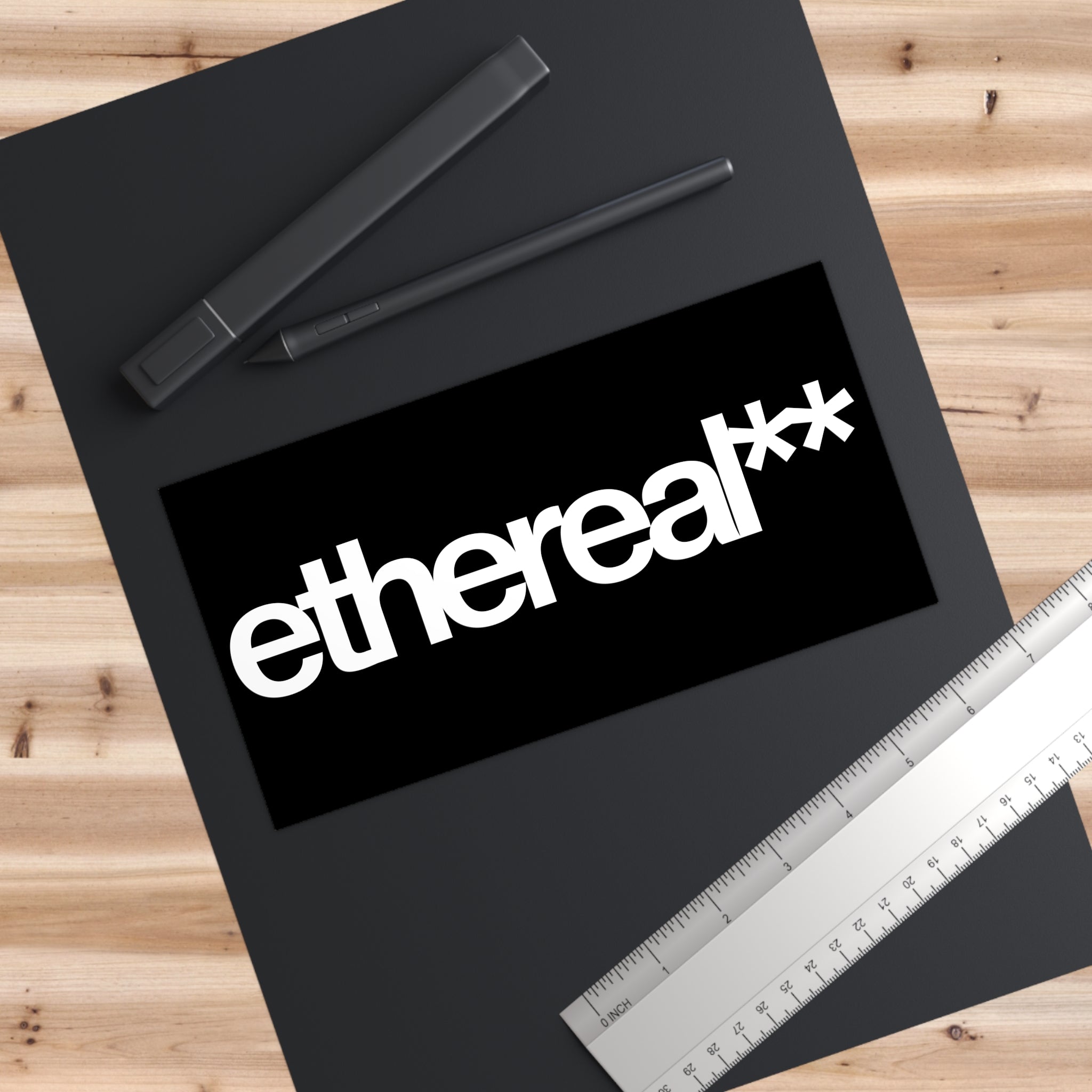 ethereal** bumper sticker (BASIC)