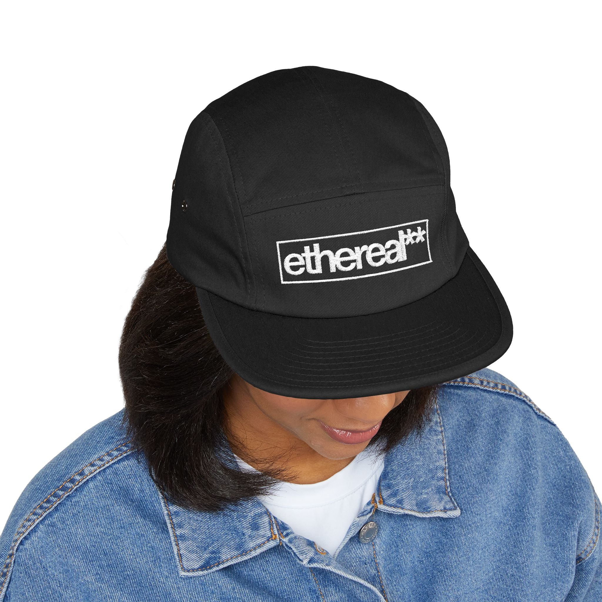 ethereal**  embroidered  5-panel hat (BASIC)