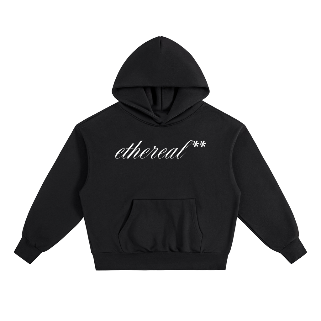 ethereal** calligraphic heavyweight hoodie (EXCLUSIVE)