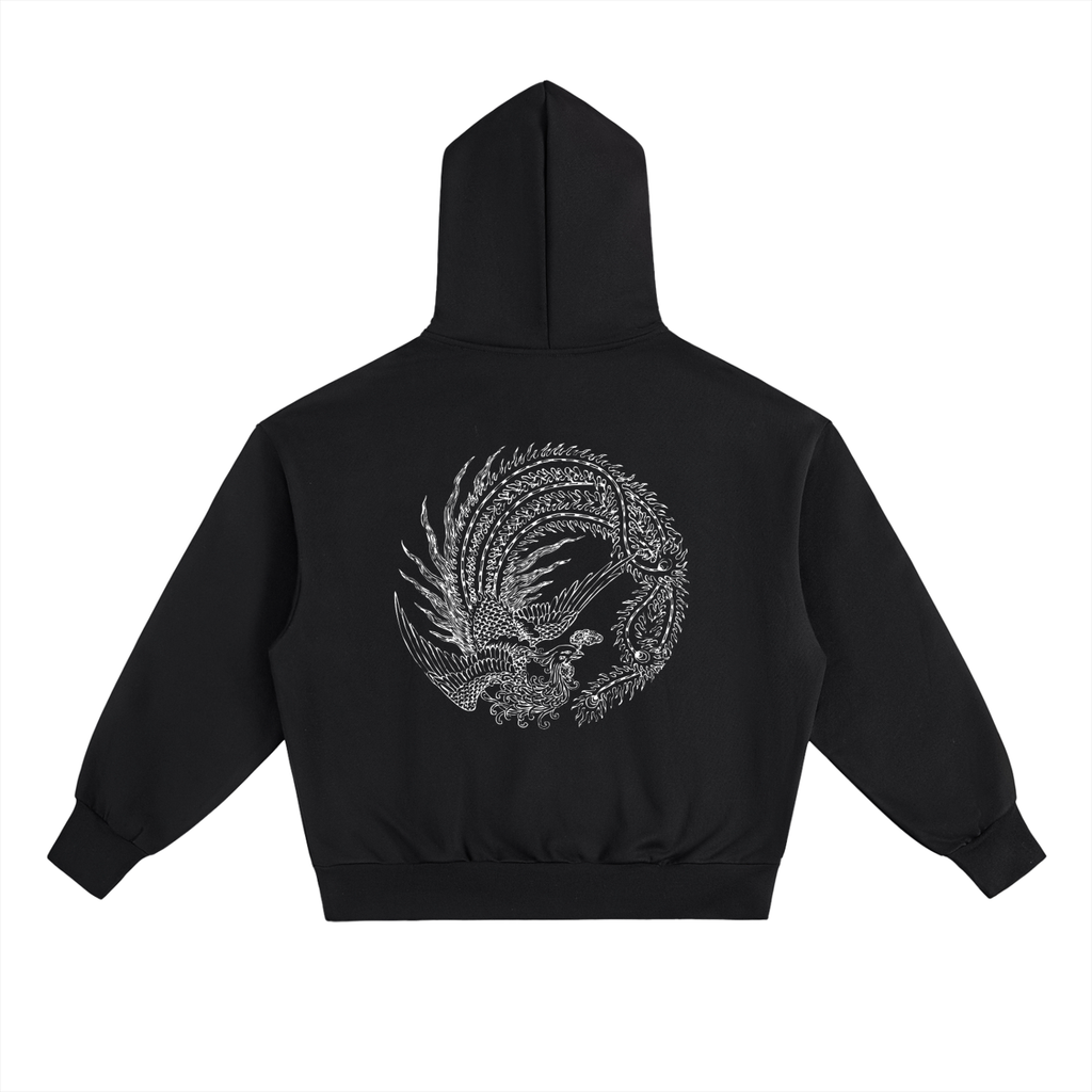 ethereal** calligraphic heavyweight hoodie (EXCLUSIVE)