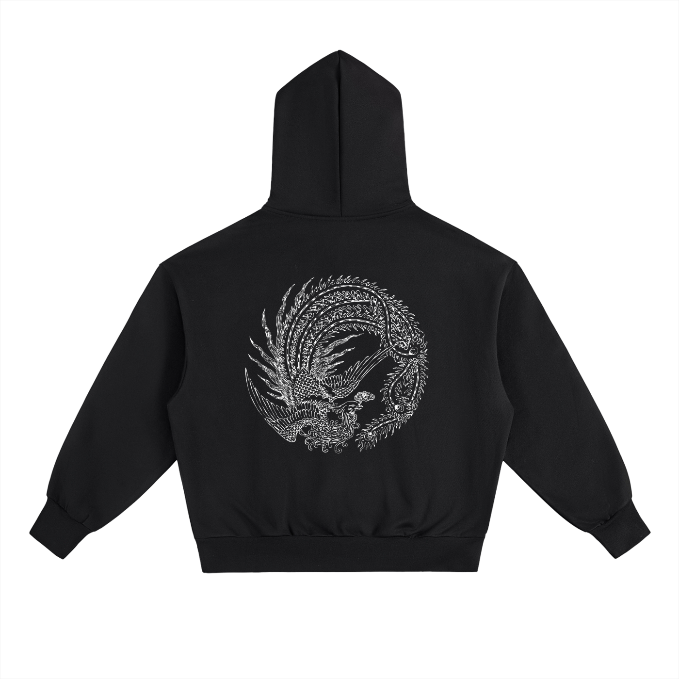ethereal** calligraphic heavyweight hoodie (EXCLUSIVE)