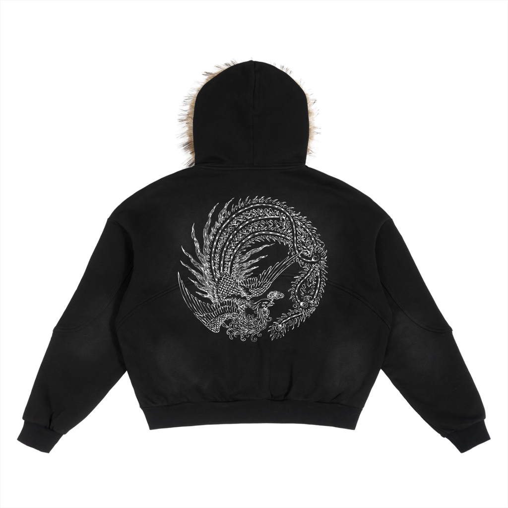 ethereal** fur hoodie