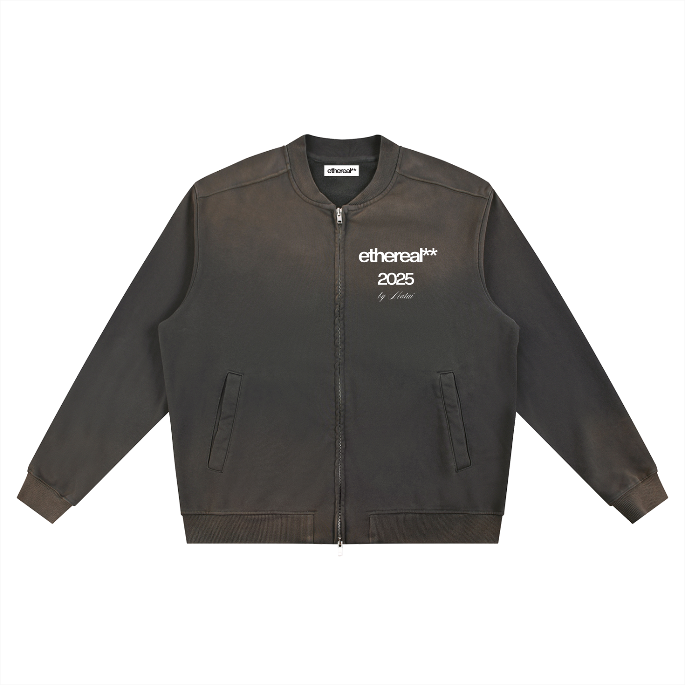 ethereal** baseball jacket (EXCLUSIVE)