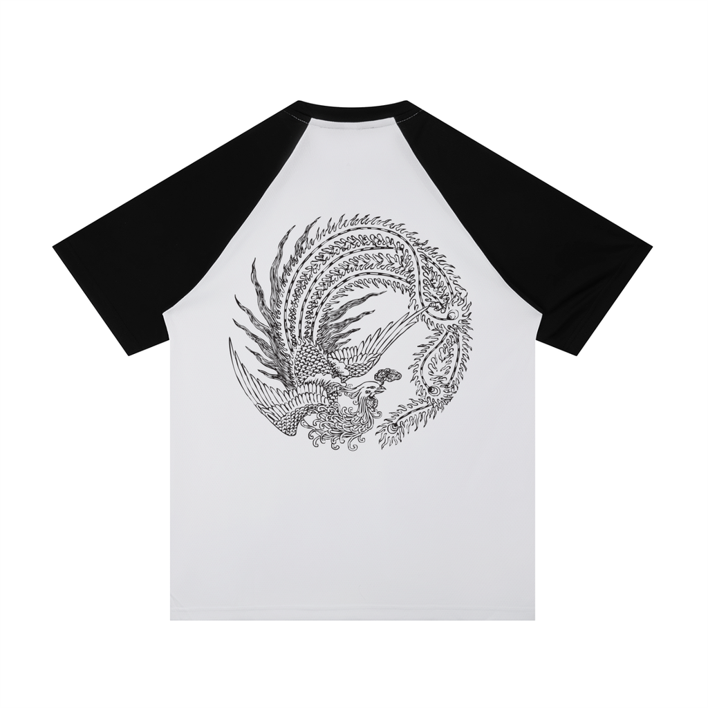 ethereal** raglan sleeve mesh tee (BASIC)