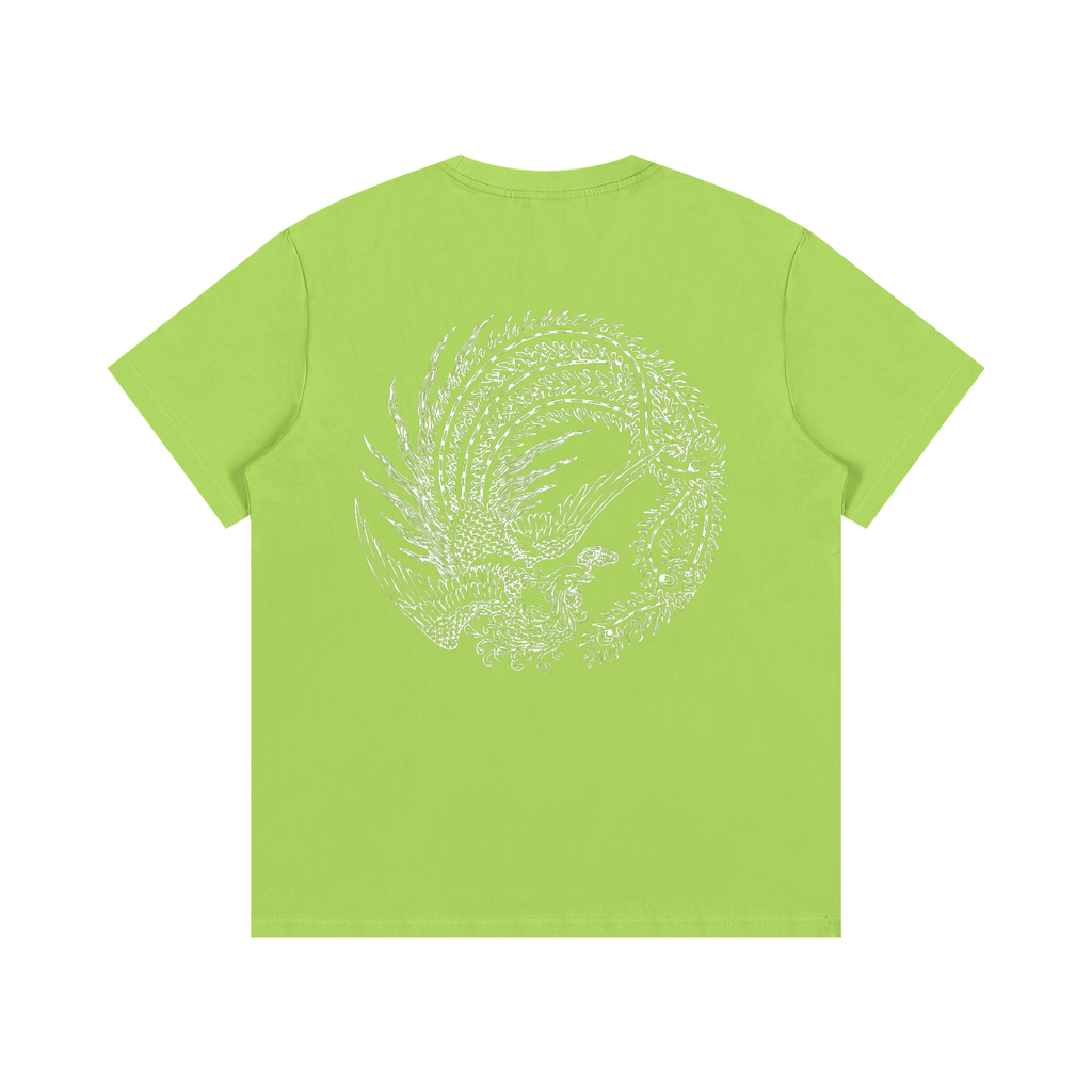 ethereal** peacock tee (BASIC)