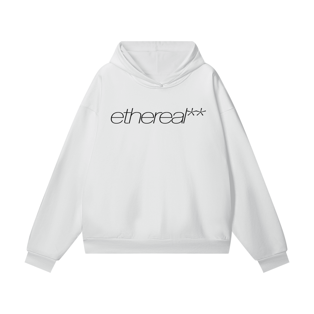 ethereal** asterisk white hoodie (EXCLUSIVE)