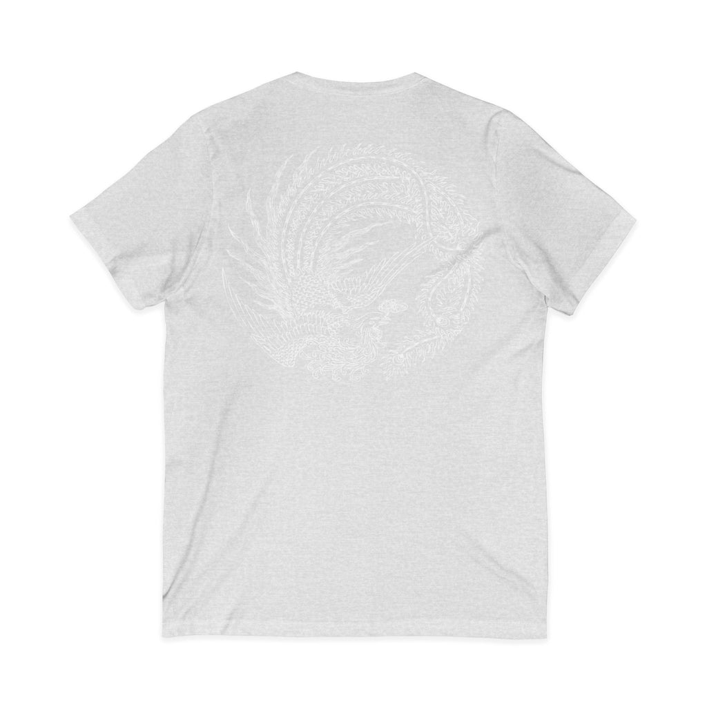 ethereal** calligraphic v-neck tee (BASIC)