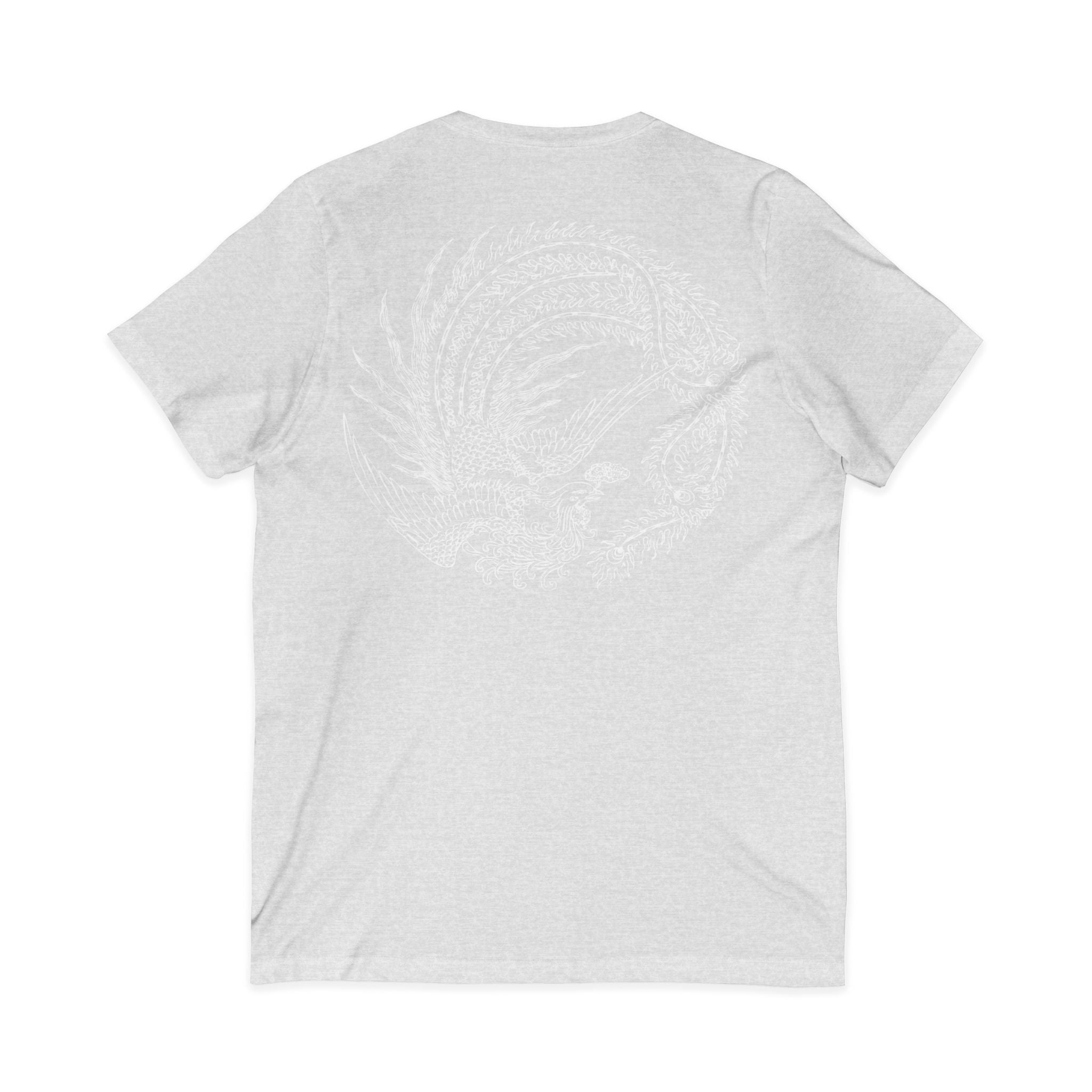 ethereal** calligraphic v-neck tee (BASIC)