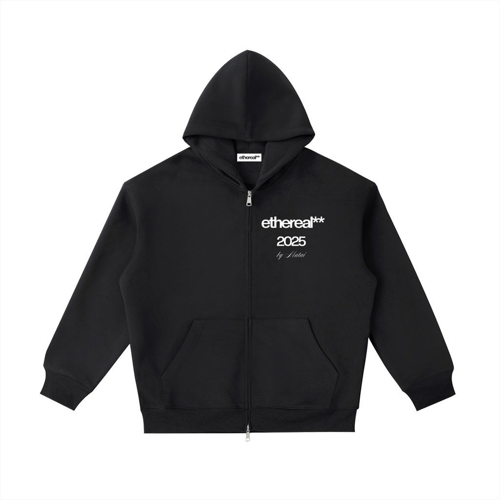 ethereal** heavyweight zip-up hoodie (EXCLUSIVE)