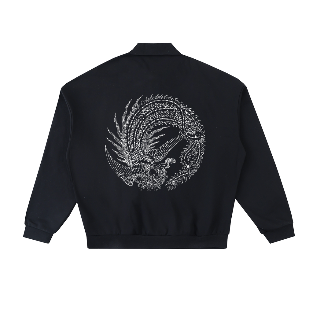ethereal** Heavyweight Fleece Polo Sweatshirt (EXCLUSIVE)