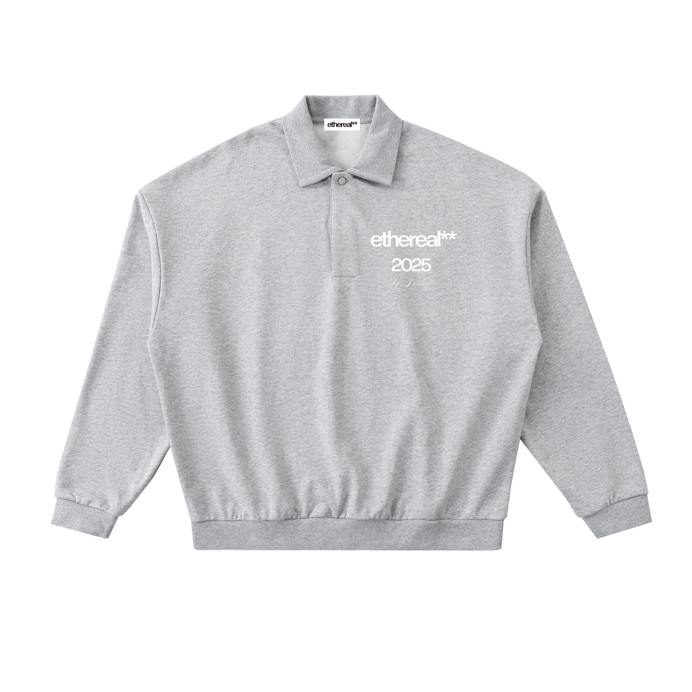 ethereal** Heavyweight Fleece Polo Sweatshirt (EXCLUSIVE)