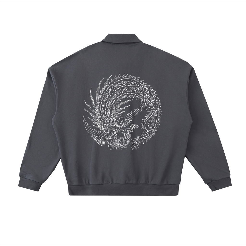 ethereal** Heavyweight Fleece Polo Sweatshirt (EXCLUSIVE)