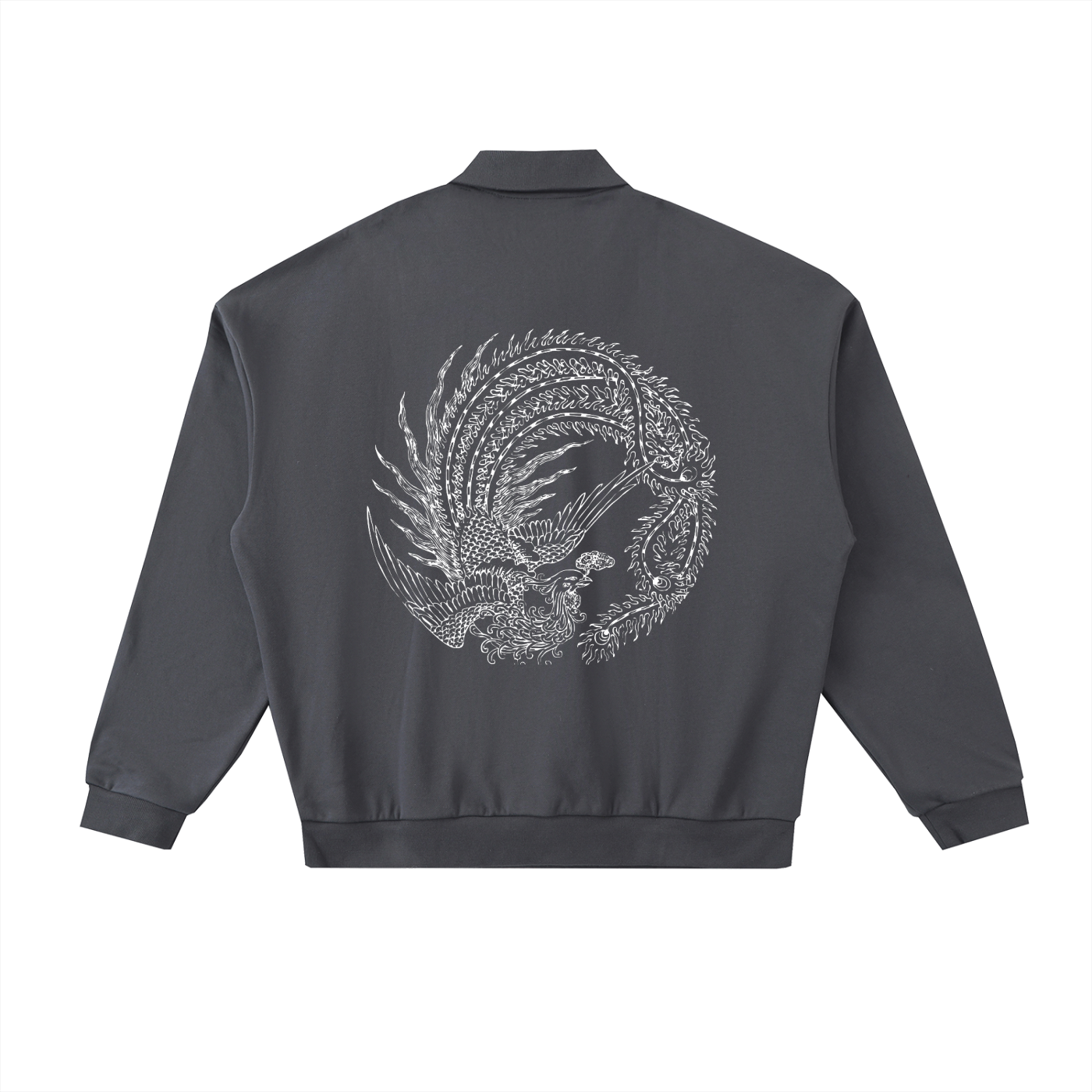 ethereal** Heavyweight Fleece Polo Sweatshirt (EXCLUSIVE)