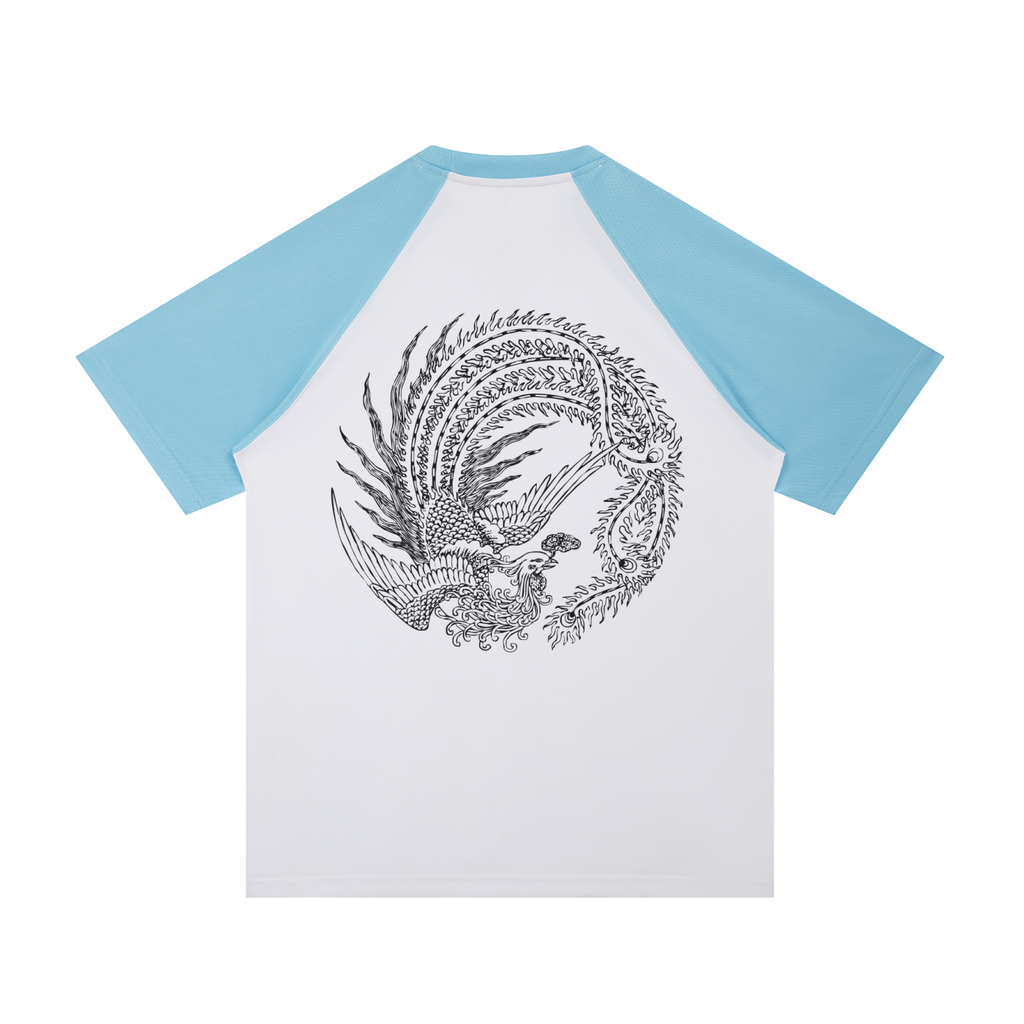 ethereal** raglan sleeve mesh tee (BASIC)